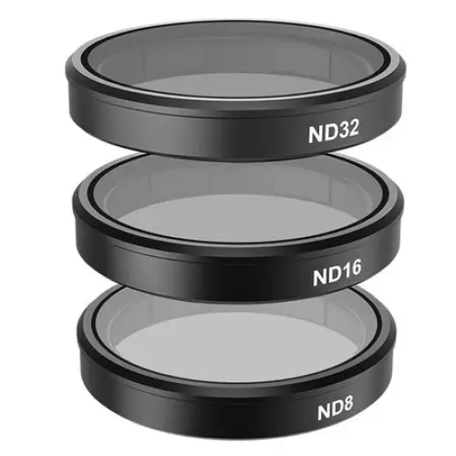Set of 4 TELESIN CPL/ND8/ND16/ND32 filters for DJI Osmo Action 3 / 4 / 5 - For sports cameras<<<Accessories<<<Photo