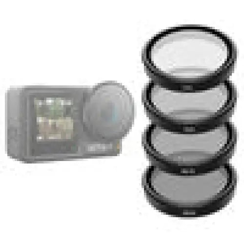 Set of 4 TELESIN CPL/ND8/ND16/ND32 filters for DJI Osmo Action 3 / 4 / 5 - For sports cameras<<<Accessories<<<Photo