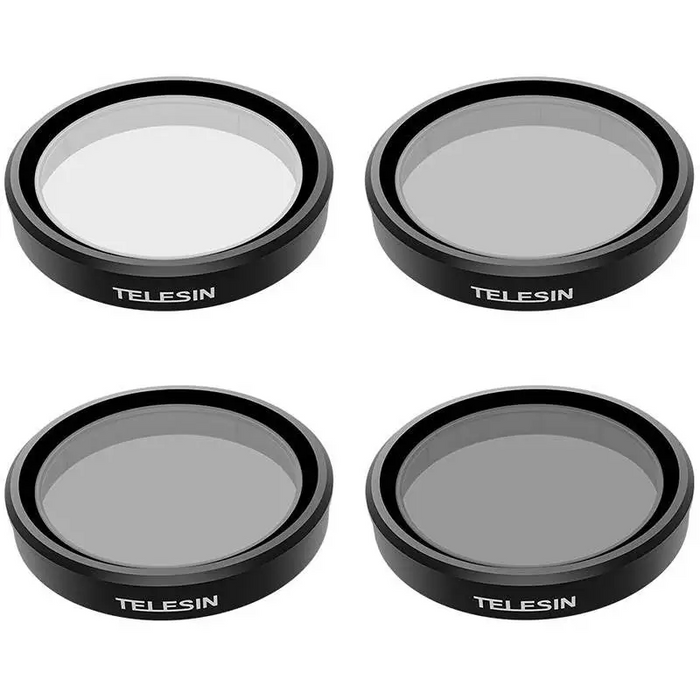 Set of 4 TELESIN CPL/ND8/ND16/ND32 filters for DJI Osmo Action 3 / 4 / 5 - For sports cameras<<<Accessories<<<Photo