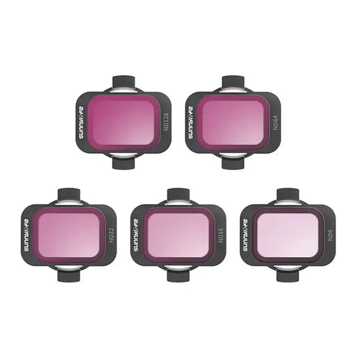 Set of 5 Filters Sunnylife ND 8/16/32/64/128 for DJI Avata 2 - Filters for drones<<<Drone
