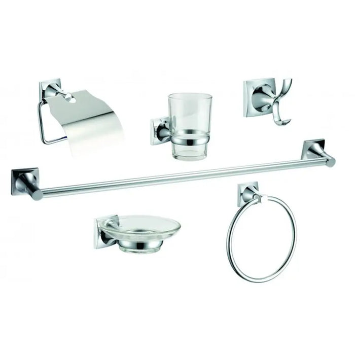 SET OF ACCESSORIES 6 PIECES INTER CERAMIC IZAR - Аксесоари за баня<<<Аксесоари за баня<<<Баня<<<Praktiker&&&Аксесоари
