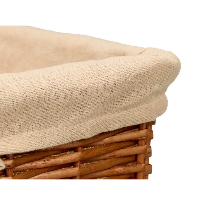 Set of Baskets Kipit Polyester wicker Cloth 50 % cotton 39 x 16 x 30 cm 3 Pieces - Баня<<<Дом