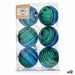Set of Christmas balls Krist+ Blue Green PVC Ø 8 cm (12 Units) - Декорация и Осветление<<<Дом
