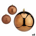 Set of Christmas balls Krist+ Brown Plastic (6 Units) - Декорация и Осветление<<<Дом Градина<<<BigBuy&&&Коледни