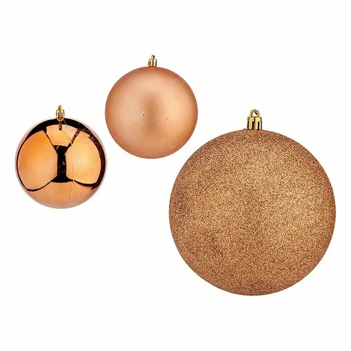 Set of Christmas balls Krist+ Copper Plastic (6 Units) - Декорация и Осветление<<<Дом Градина<<<BigBuy&&&Коледни