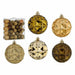 Set of Christmas balls Krist+ Green Golden PVC 7 cm (4 Units) - Декорация и Осветление<<<Дом Градина<<<BigBuy&&&Коледни