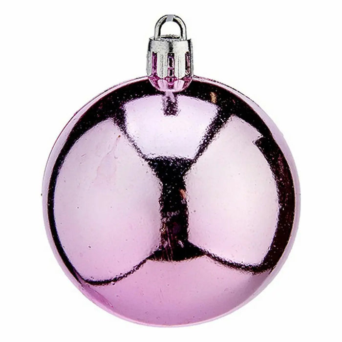 Set of Christmas balls Krist+ Pink Plastic (12 Units) - Декорация и Осветление<<<Дом Градина<<<BigBuy&&&Коледни
