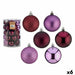 Set of Christmas balls Krist+ Purple Plastic (6 Units) - Декорация и Осветление<<<Дом Градина<<<BigBuy&&&Коледни