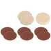 SET OF CONSUMABLES FOR POLISHING MACHINE F180 MM EINHELL - Кечета за полиране<<<Консумативи за