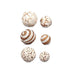 Set of Decorative Balls Gift Decor White Brown 10 x 20 x 10 cm (12 Units) - Други артикули за декорация<<<Декорация и