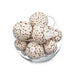 Set of Decorative Balls Gift Decor White Brown 10 x 20 x 10 cm (12 Units) - Други артикули за декорация<<<Декорация и