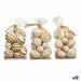 Set of Decorative Balls Gift Decor White Brown 14 x 31 x 10 cm (12 Units) - Декорация и Осветление<<<Дом