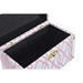 Set of decorative boxes DKD Home Decor Canvas Wood Orange White 24 x 18 x 19 cm (2 Units) - Декорация и