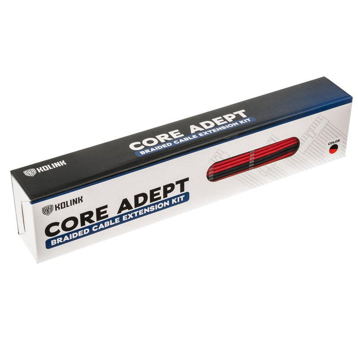 Set of Kolink Core braided cables Black/Red - Входно-изходни контролери<<<Компютърни компоненти<<<ValiAPI