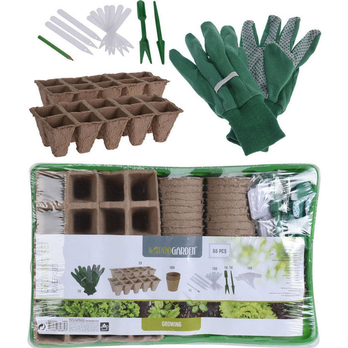 SET OF SEEDLINGS 68 PCS PROGARDEN - Аксесоари за разсад<<<Оранжерии и аксесоари за разсад<<<Градина<<<Praktiker