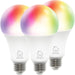 Set of smart RGB bulbs DELTACO SH-LE27RGB E27 WiFI 2.4GHz 9W 810lm Dimming White 3 pcs. - Крушки<<<Продукти за