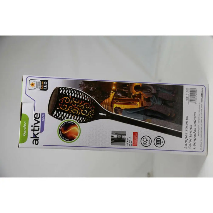 Set of solar garden lights Aktive 51 Plastic 11 x 77,5 x 11 cm (4 Units) - Декорация и Осветление<<<Дом