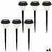 Set of solar garden lights Aktive 6 Pieces Stainless steel Plastic 10 x 38 x 10 cm (4 Units) - Декорация и