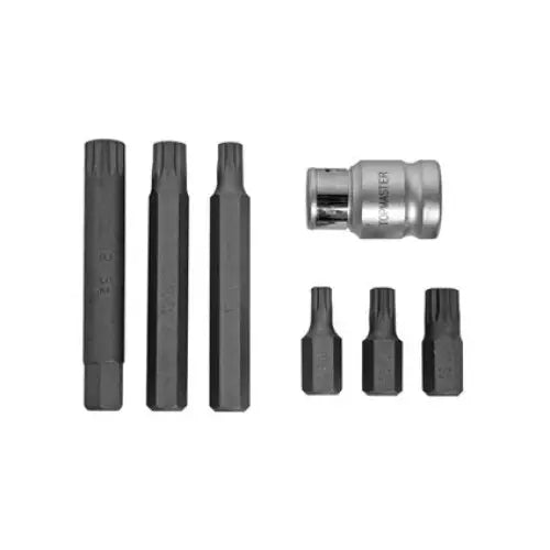 SET OF TIPS 6 PCS. TOPMASTER XZN M6-M12 - Битове и накрайници<<<Консумативи за електроинструменти<<<Инструменти и