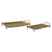 Set of trays Home ESPRIT Golden Modern 48,5 x 30 x 8 cm (2 Units) - Декорация и Осветление<<<Дом