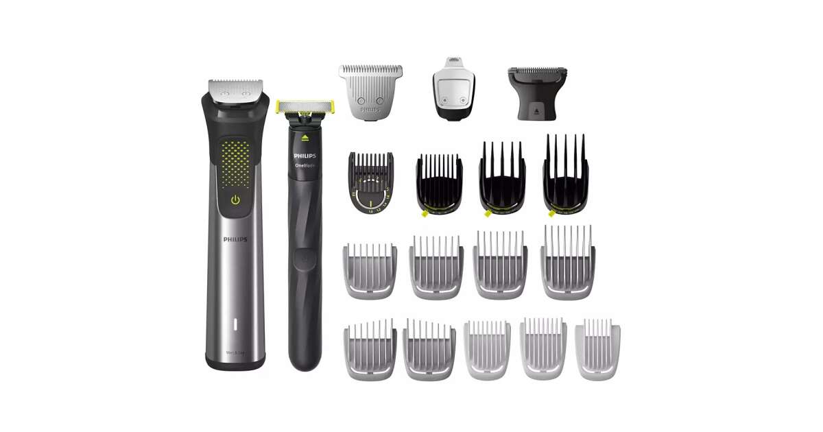 Set of trimmers PHILIPS 20 in 1 and OneBlade MG9553/15 - Тримери за лице и тяло / One Blade<<<Грижа за тялото<<<Уреди