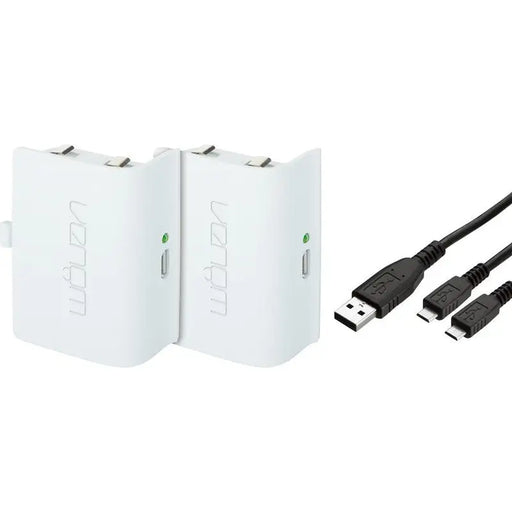 Set of two rechargeable batteries for Xbox One Venom White VS2860 - Плеър DVD<<<Конзоли и аксесоари<<<ТВ Аудио