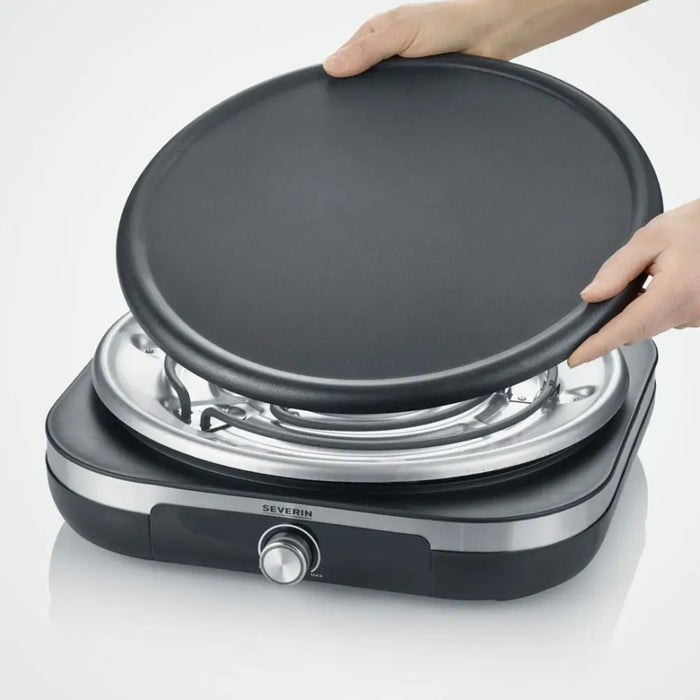 Severin CM 2199 crepe maker 1 crepe(s) Black - Equipment for frying pancakesAGD-NAL<<<Home Appliance