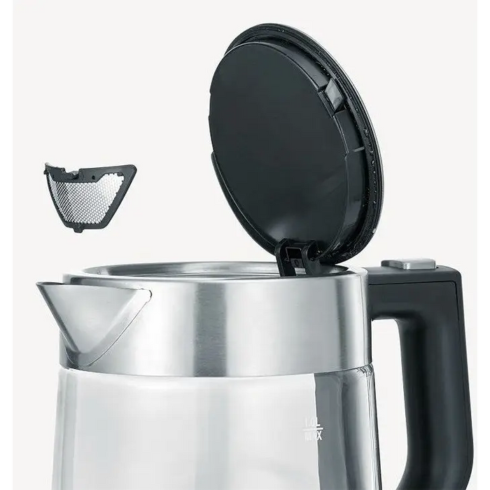 Severin WK 3468 electric kettle 1 L 2200 W Black Stainless steel Transparent - Electric kettlesAGD-CZE<<<Home Appliance