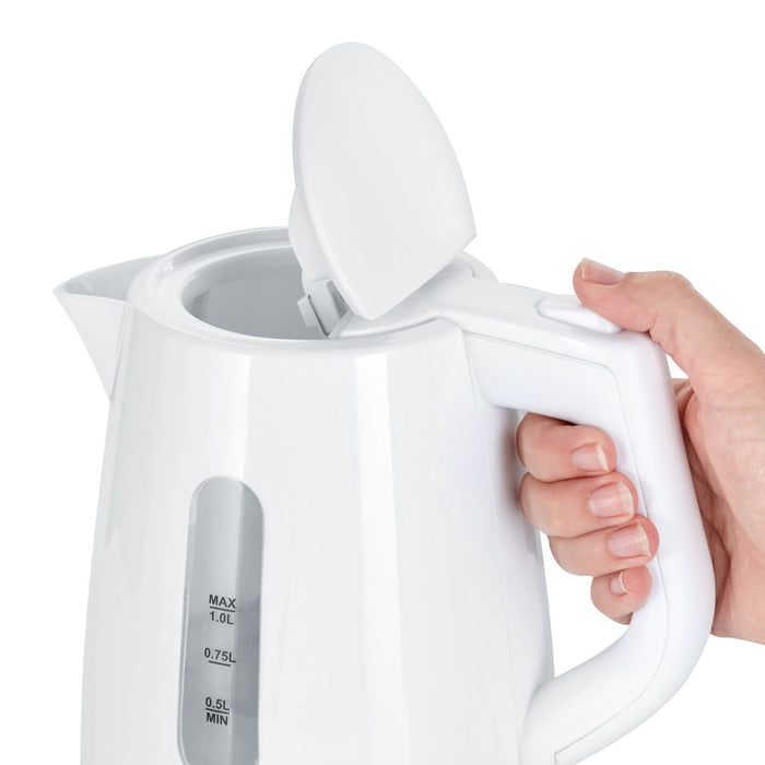 Severin WK 3411 electric kettle 1 L 2200 W White