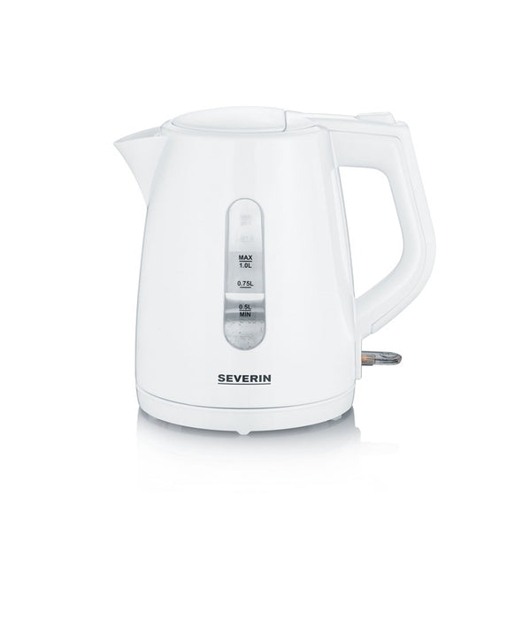 Severin WK 3411 electric kettle 1 L 2200 W White