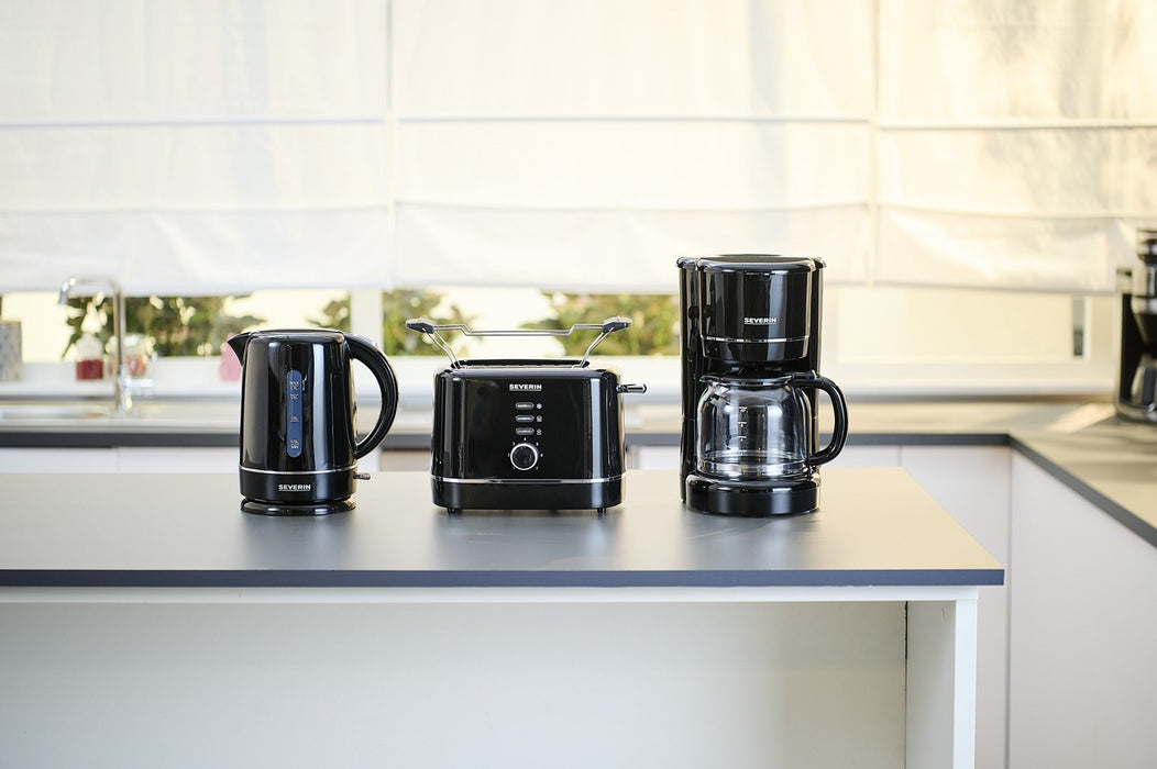 Severin WK 4322 electric kettle 1.7 L 2200 W Black