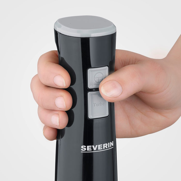 Severin SEV SM 3770 STABMIXER Immersion blender 170 W Black, Grey