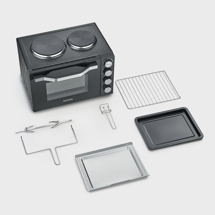 Severin TO 2074 toaster oven 30 L 2500 W Black Grill