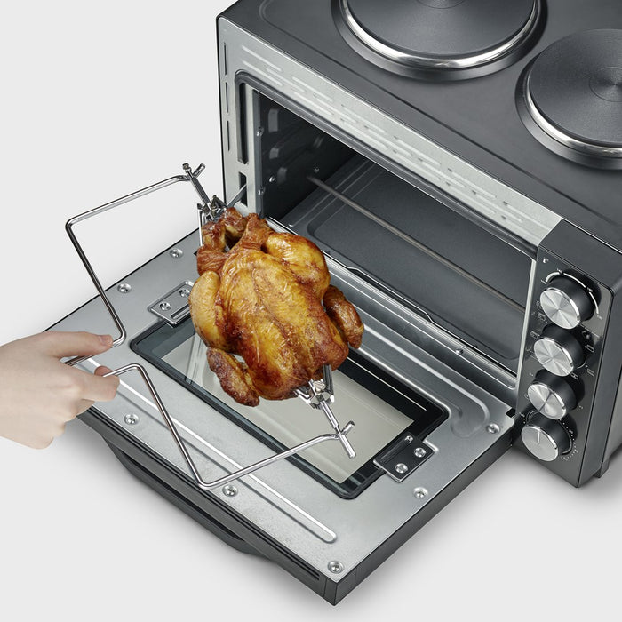 Severin TO 2074 toaster oven 30 L 2500 W Black Grill