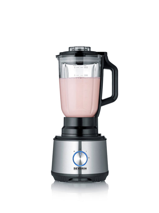 Severin KM 3892 food processor 1200 W 1.5 L Black, Stainless steel, Transparent