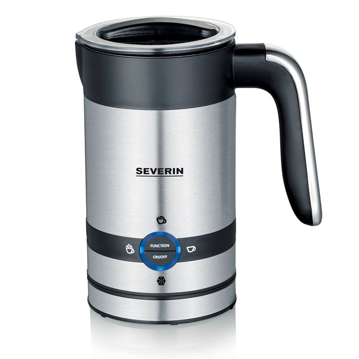 Severin SM 3584 milk frother/warmer Automatic Black, Stainless steel