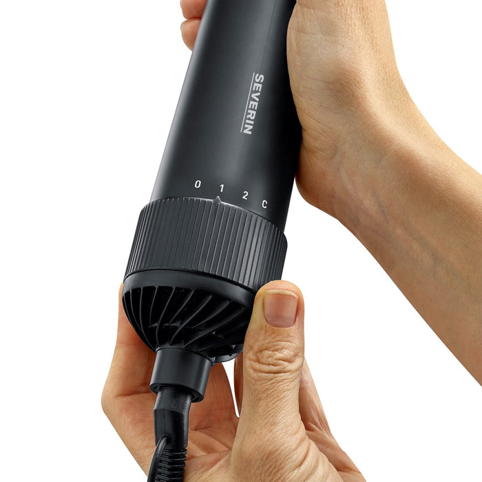 Severin WL 0241 hair styling tool Hot air brush Warm Black 1000 W 1.8 m