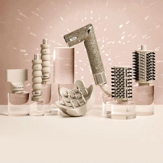 SharkNinja FlexStyle Champagne Diamond Limited Edition 5-in-1 Air Styler and Hair Dryer HD446JSEU