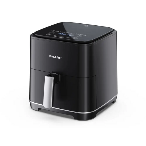 Sharp AF-GS552AE-B Air Fryer 5.5L Frying Basket 1650 W Digital Programme Control 8 Pre-set Programmes Pre-heat Reheat