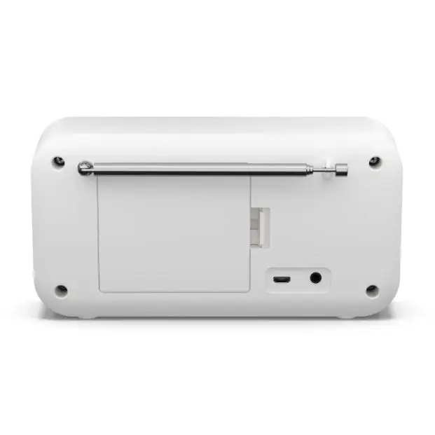 Sharp Radios DR-P420(WH) PORTABLE DIGITAL RADIO Bluetooth 5.0 20 DAB+/DAB/FM Auto time/date LCD Display Dual