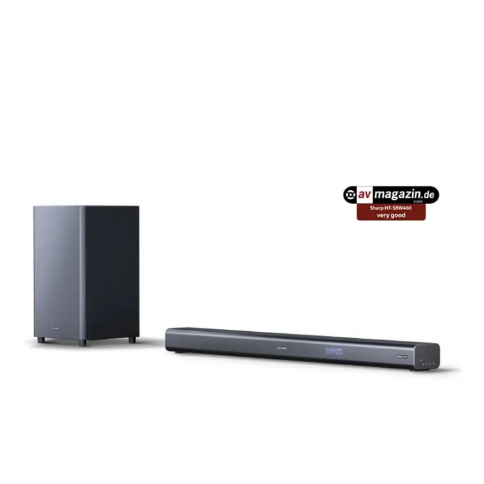 Sharp Soundbar HT-SBW460 440W 3.1 DOLBY ATMOS Wireless Subwoofer HDMI & BLUETOOTH wireless music streaming HDMI ARC/CEC