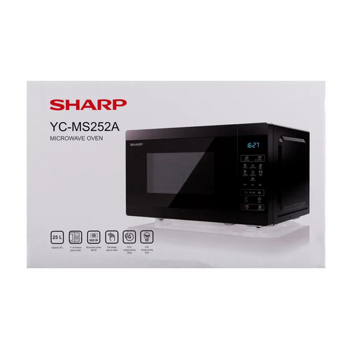 SHARP YC-MS252AE-B microwave oven - Freestanding microwavesAGD-KMW<<<Home Appliance - ProductsAGD<<<ActionPL