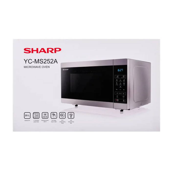 SHARP YC-MS252AE-S microwave oven - Freestanding microwavesAGD-KMW<<<Home Appliance - ProductsAGD<<<ActionPL
