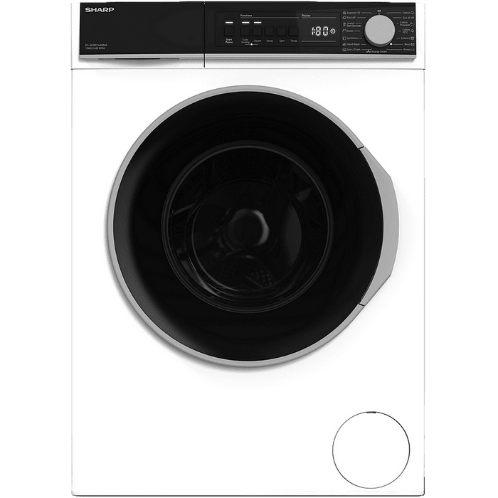 Washing machine Sharp ES-NFB014AWNA, 1400 rpm, 10.00 kg, A, White