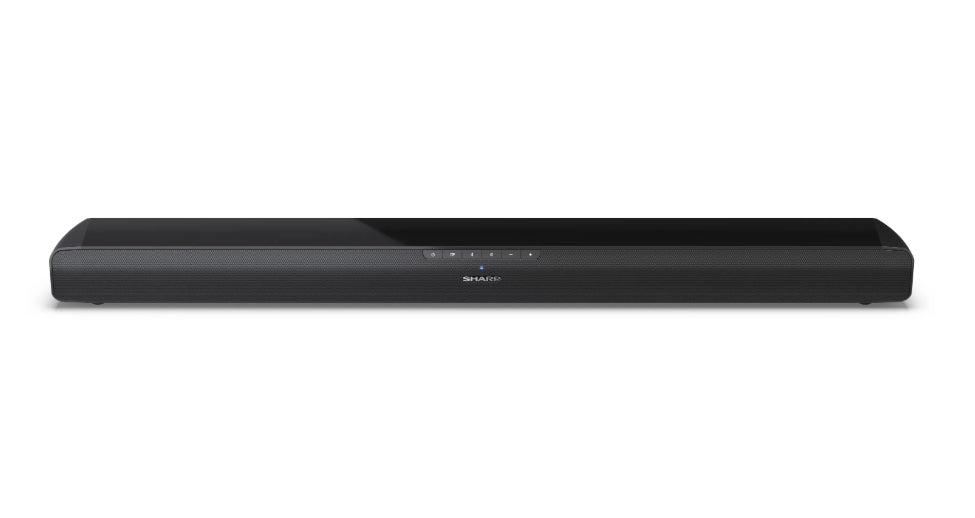 Sharp Soundbar HT-SB100, 75W 2.0 HDMI & BLUETOOTH, HDMI ARC/CEC, USB playback, 3.5mm Aux-in, Digital Optical Audio Input, Glossy black