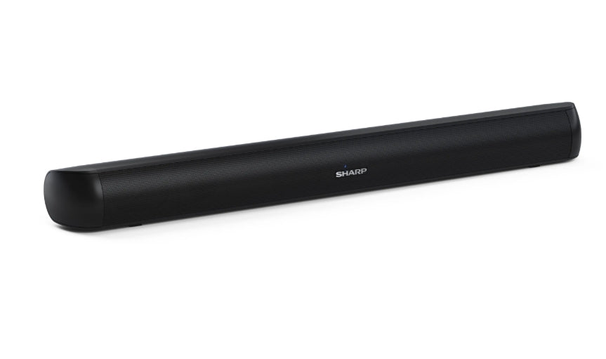 Sharp Soundbar HT-SB107, 90W 2.0 HDMI & BLUETOOTH, HDMI ARC/CEC, USB playback, 3.5mm Aux-in, Digital Optical Audio Input, Matt black