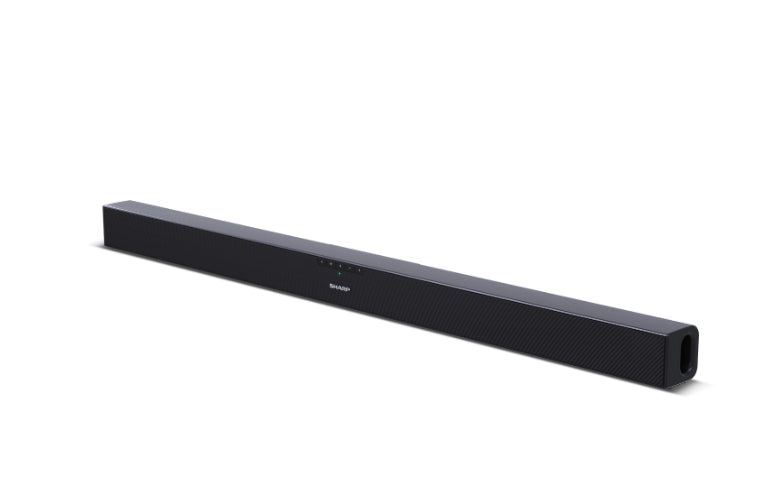 Sharp Soundbar HT-SB140(MT), SLIM 150W 2.0 HDMI & BLUETOOTH, wireless music streaming, HDMI ARC/CEC, 3.5mm Aux-in, Digital Optical Audio Input, Matt black