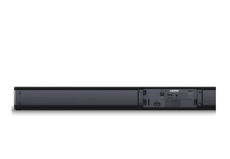 Sharp Soundbar HT-SB140(MT), SLIM 150W 2.0 HDMI & BLUETOOTH, wireless music streaming, HDMI ARC/CEC, 3.5mm Aux-in, Digital Optical Audio Input, Matt black
