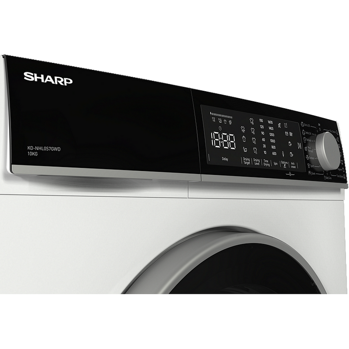 Dryer Sharp KD-NHL0S7GWD, 10 kg, D, White