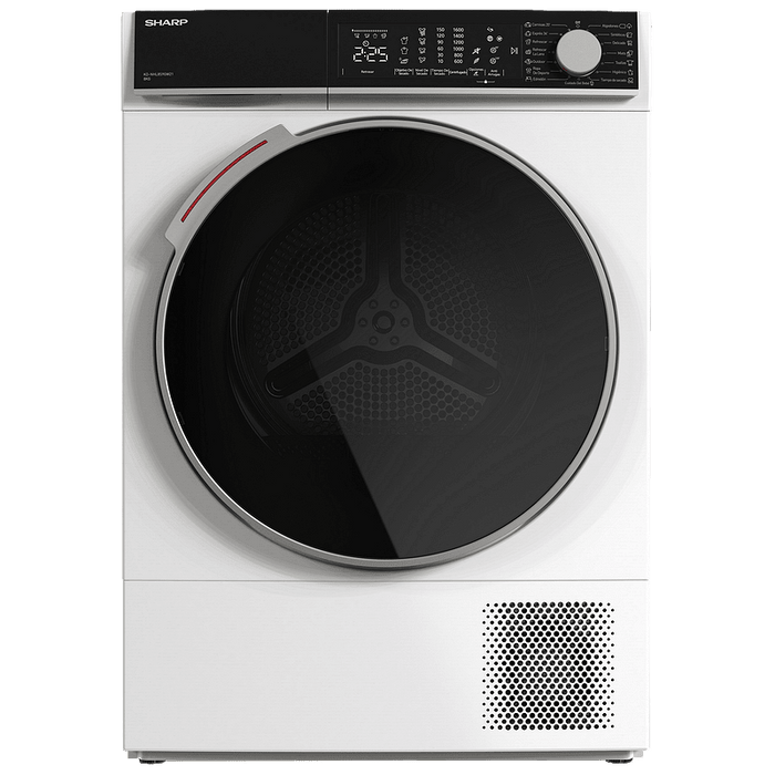 Dryer Sharp KD-NHL8S9GW21*** , 8 kg, E , White , E